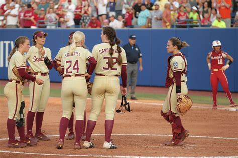 Florida state university softball - Feb 15, 2024 · CLEARWATER, Fla. - A pitching and defensive masterpiece plus some aggressive base running led No. 5 Florida State Softball (5-1) to a 4-0 win over No. 9 Stanford (4-3) on Thursday evening at the ... 